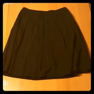 Black knit skirt